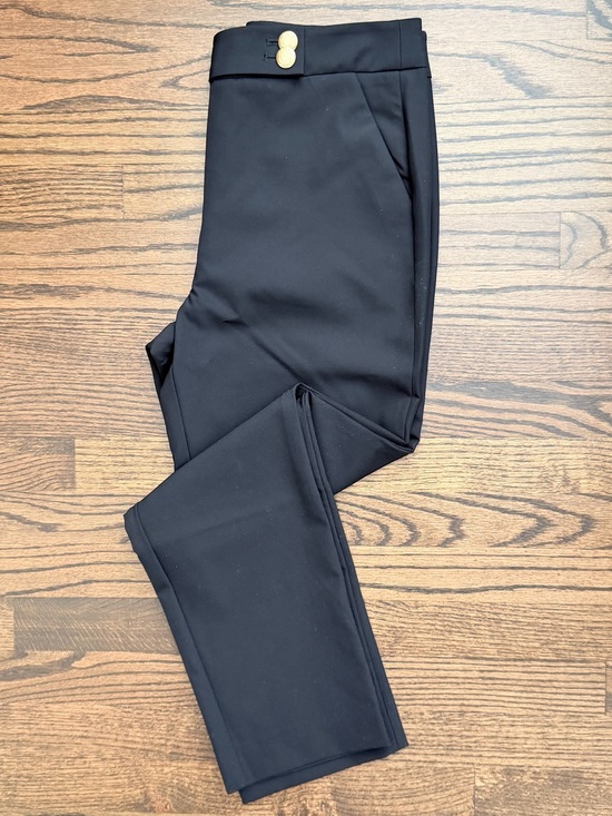 Quince Pants - Quince Black Scuba Slim Ankle Pants - size 8